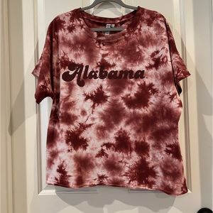 Chicka~d University of Alabama Tie Dye Short Sleeve Tshirt